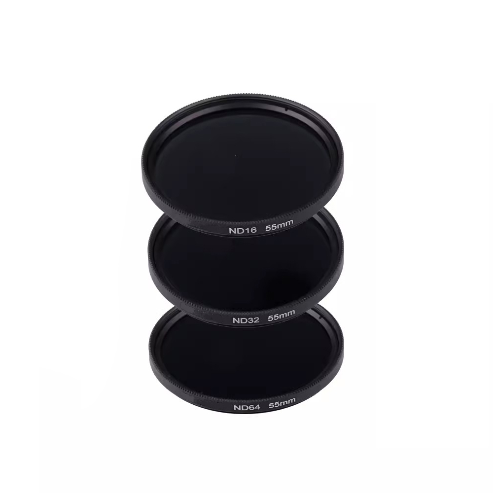 Filtro ND de densidad neutra, filtros ND16 ND32 ND64 de 49MM, 52MM, 55MM, 58MM, 62MM, 67MM, 72MM, 77MM, fotografía para cámara Canon, Nikon y Sony