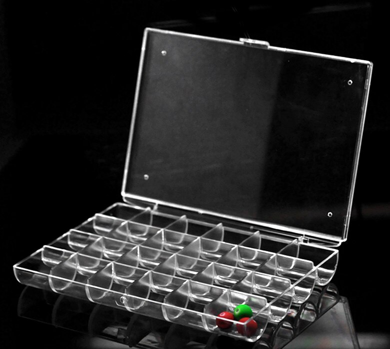 Plastic Rectangular Transparent Bead Box Bead Roller For Jewelry Making Perfect Polymer Clay Beads Rectangle Transparent: 18cmx13cmx2.5cm