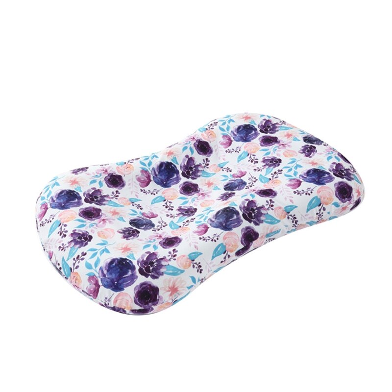 Baby Lounger Nest Bed Draagbare Wieg Reizen Bed Baby Peuter Katoen Cradle Voor Pasgeboren Wieg Sleeper: Purple flower