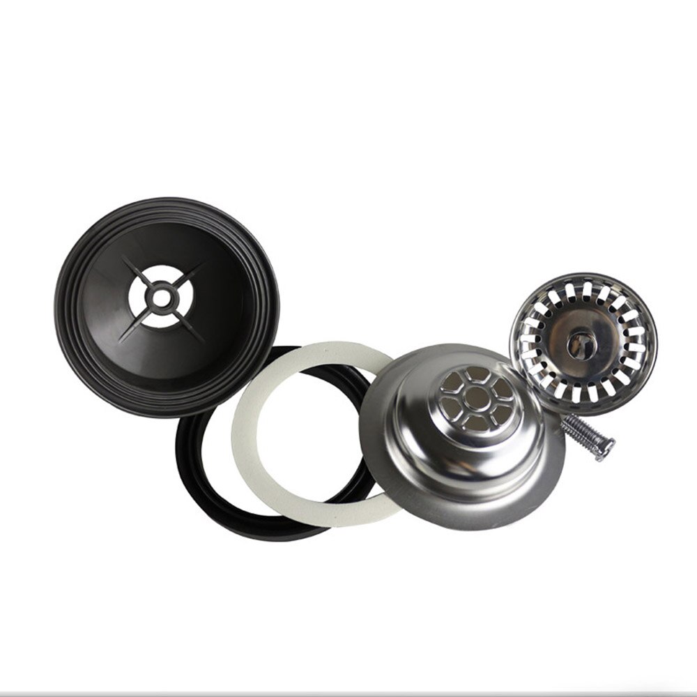 Talea 114&110mm Stainless Steel Kitchen Sink Drain Assembly Waste Strainer and Basket Strainer Stopper Waste Plug Sink Filter