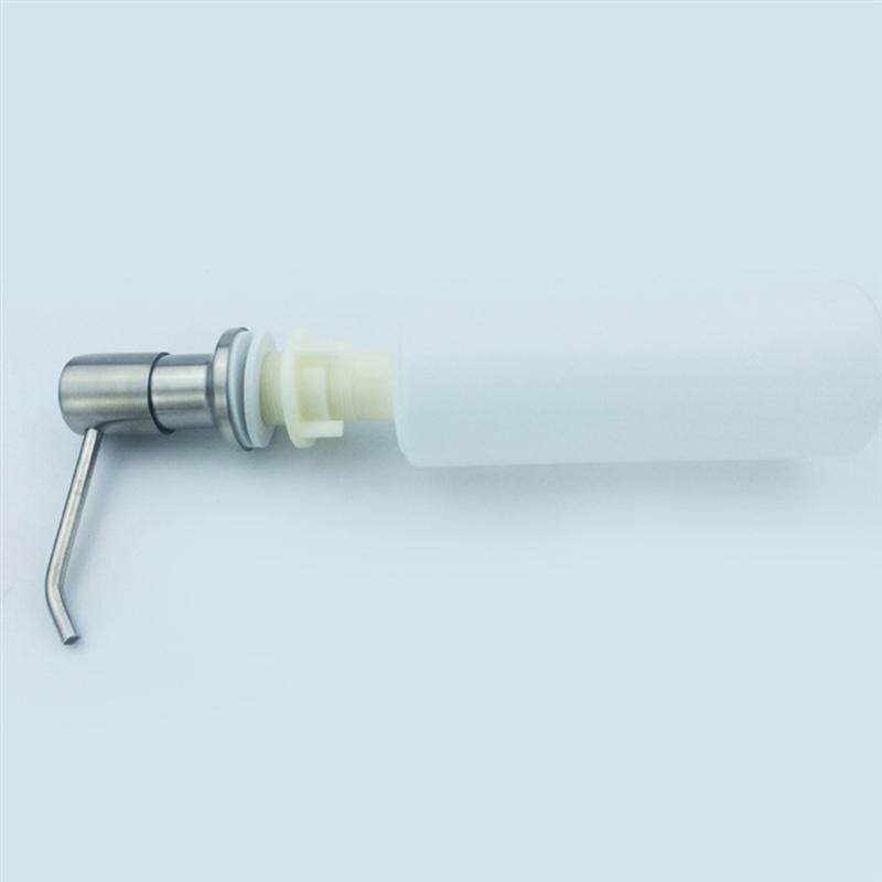 2pcs 300ml Sink Liquid Soap Bottle Dispenser Detergent Pump Bottle Essence Dispenser Washbasin Supply For Kithcen Bathroom White