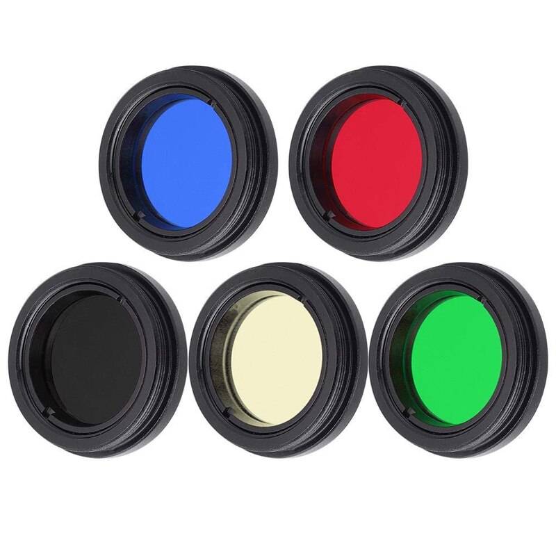 0.965 inch Telescope Sun Moon Planet Filtet Eyepieces Filters for Enhancing Definition Resolution TA3092-TA3096
