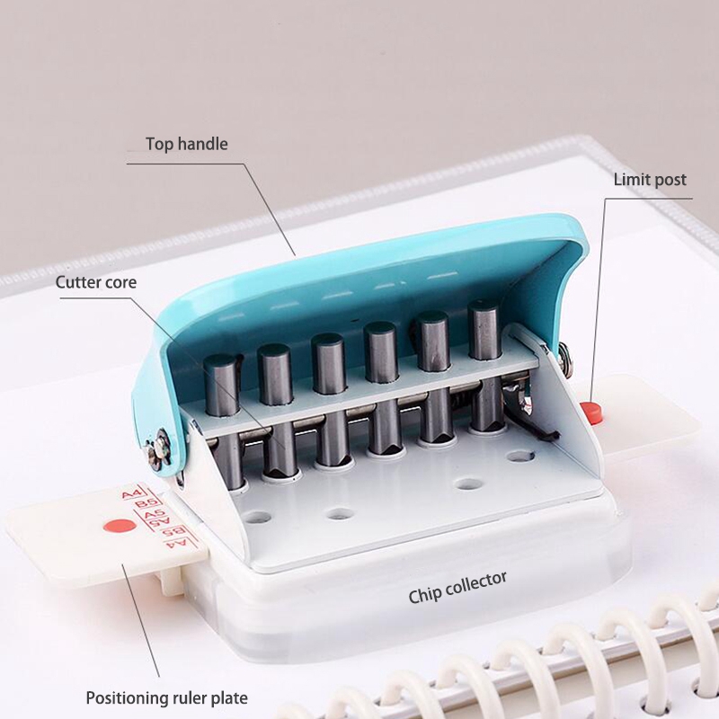 10-Loch Bindegerät Für A4, A5 & B5 Planer - Perfekte Lochungen Für Büro & DIY