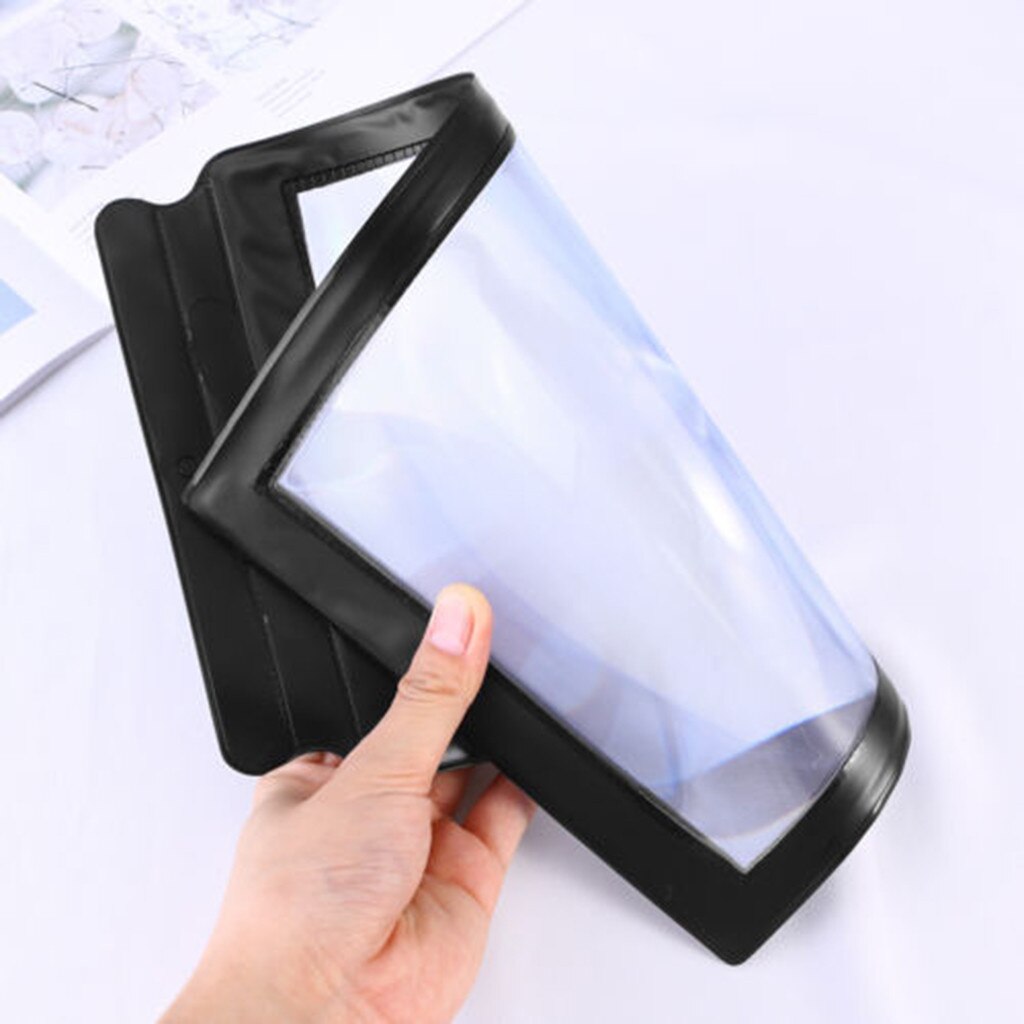 Loupe de Page entière format A4, aide à la lecture, lentille, insertion de livre, feuille de lecteur, loupe en verre Flexible pour les petites lettres