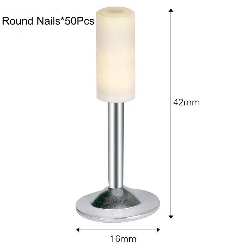 Steel Nail Gun Riveter Guns Studded Gun Spikes Electric Nail Nailer Mounting Staple Rivet Construction Nails Nailing Cordless: 50xRound nails