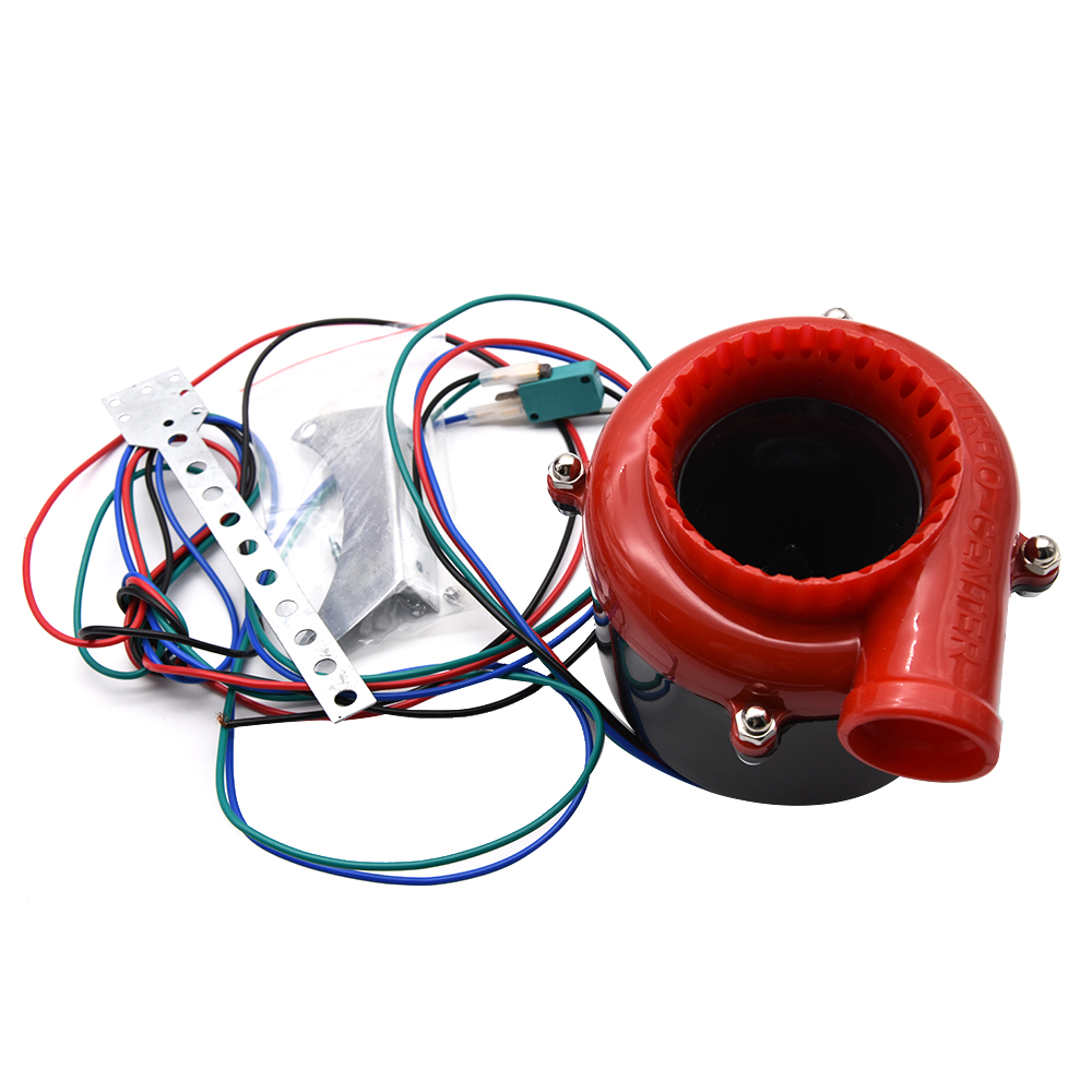 Bocina de aire sonora, bocina electrónica para coche, simulación de presión, bocina de sirena con alarma de advertencia para camión, motocicleta, apagado analógico: Red 62