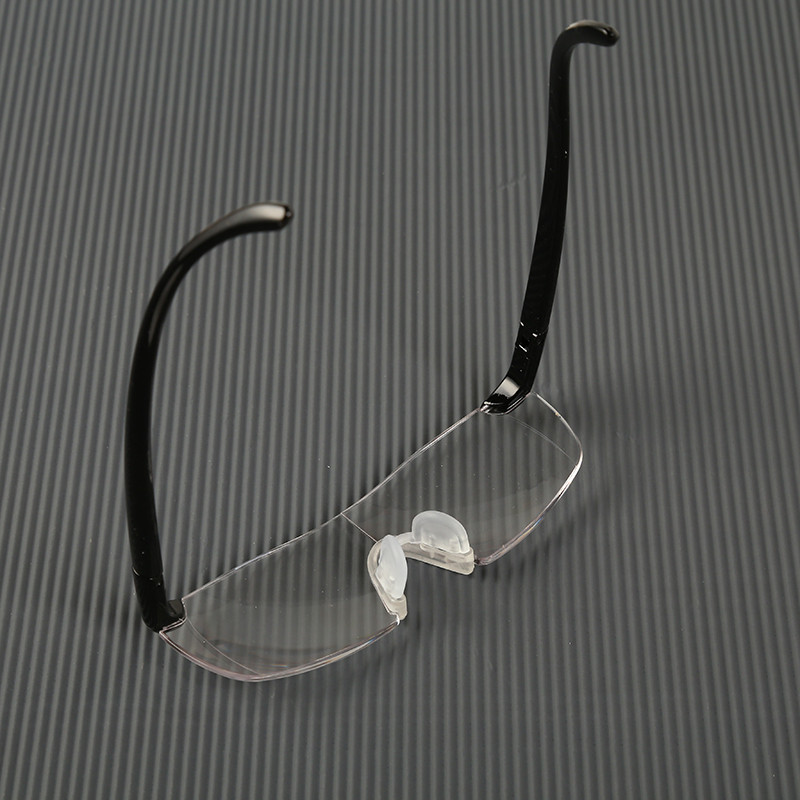 Iboode forstørrelsesglas 1.6 gange forstørrelsesglas 250- graders presbyopisk briller forstørrelsesglas briller bærbare forældre