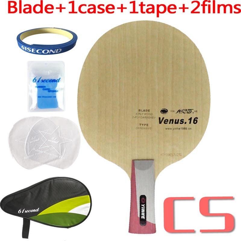 Milky Way Galaxy YINHE Venus.16 V-16 V16 V 16 table tennis pingpong blade: CS with HM case