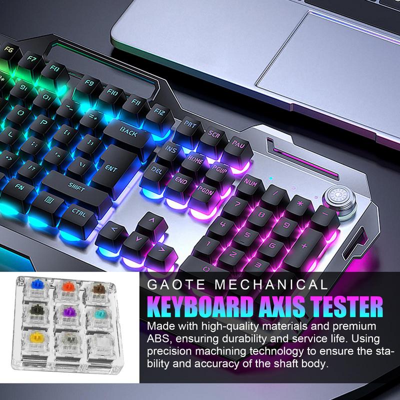 Keyboards Switches Tester Portable Accurate Sampler Tester Multi-Axis Test Function Precision Keyboards Testing Tool For Axis