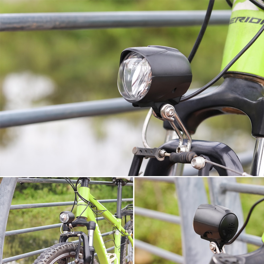 thumbnail image 2 of 2-in-1 LED Headlight & Horn For Electric Bicycles - 12V To 48V Universal E-Bike Front Lighting 2 of 12