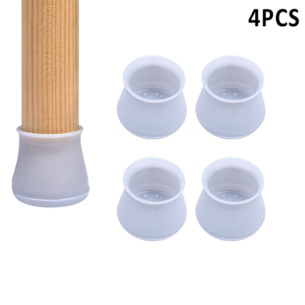 4/8/16 Pcs Furniture Table Chair Leg Floor Feet Cap Cover Protector Non-slip Table Leg Caps Foot Protection Bottom Cover P7Ding: Blue 4pcs