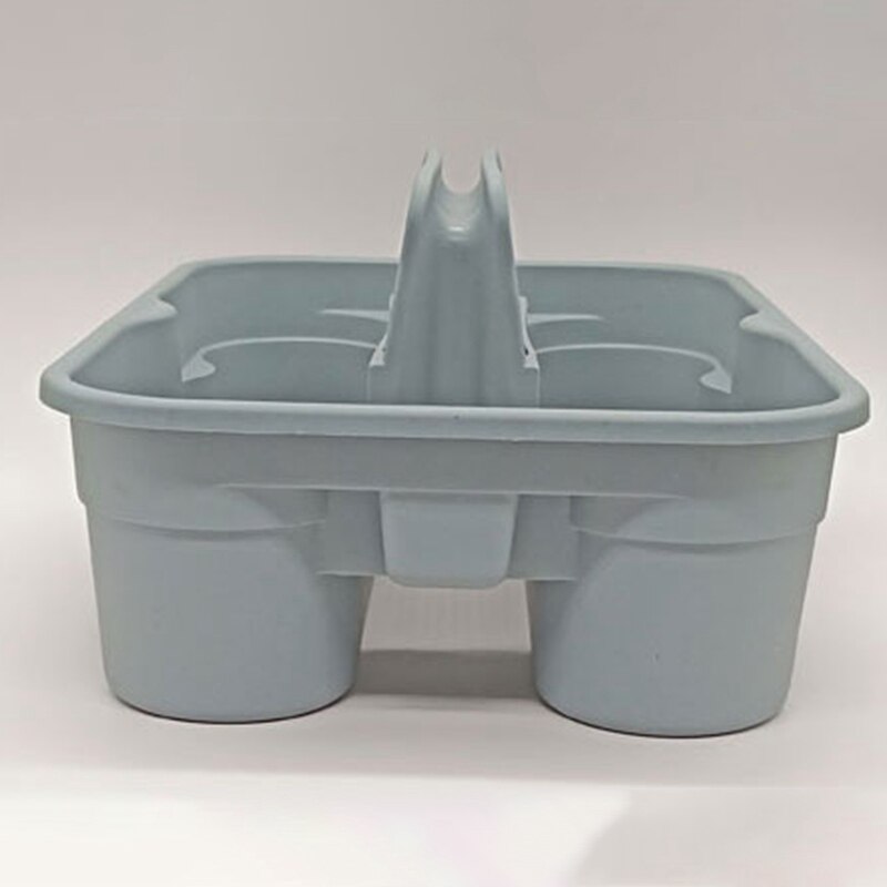 Diversen Mand Hulpmiddel Mand Verdikte Plastic Opslag Mand Double-Layer Hotel Hotel Draagbare Kleine Schoonmaak Tool Box