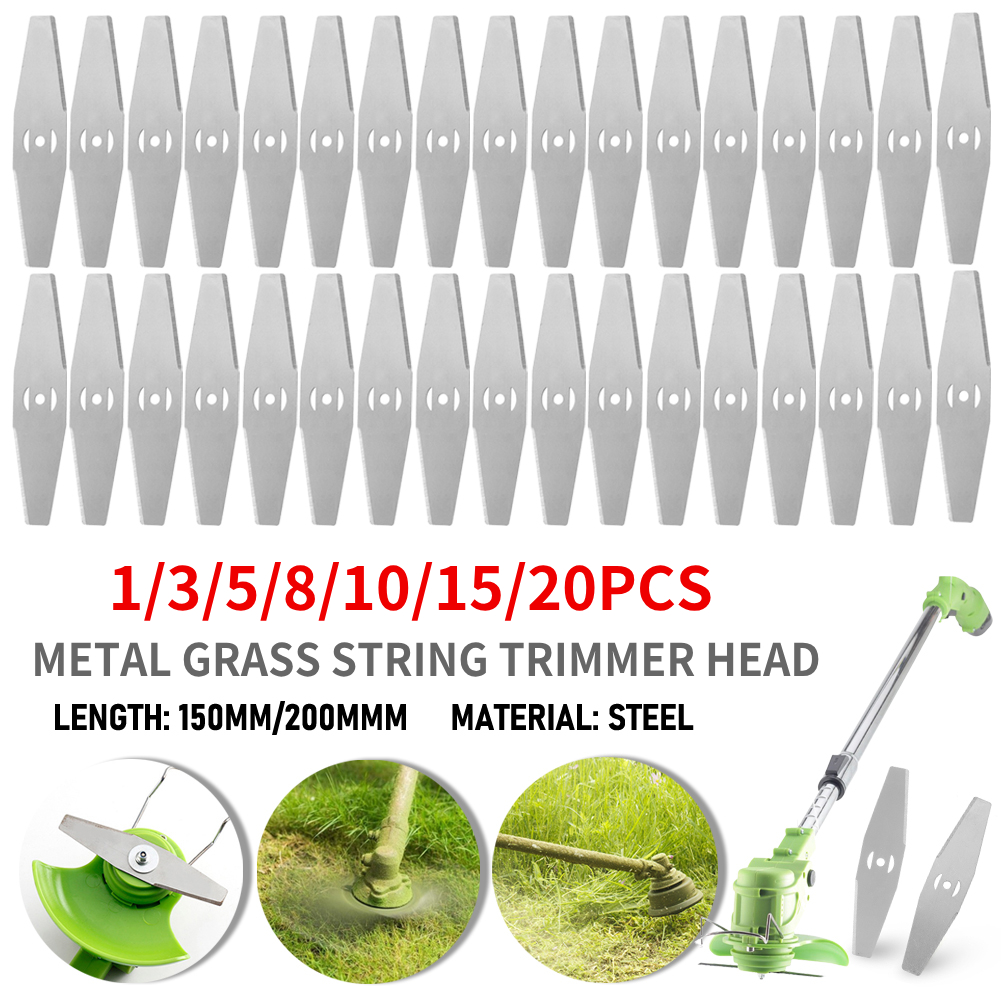 Tête de Coupe en Métal pour Tondeuse à Gazon 150/200mm, Scie de Rechange, Pièces de Raccords, Outils Électriques de Jardin Domestique