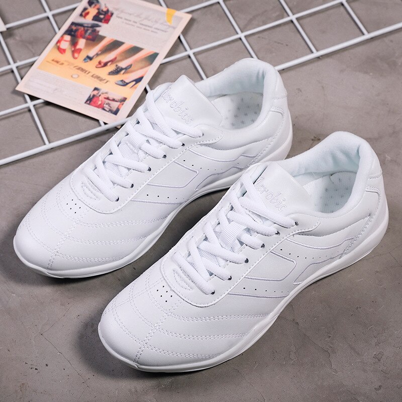 Dance Shoes Woman Ladies Modern Soft Outsole Jazz Sneakers Aerobics Breathable Lightweight Female Dancing Fitness Sport