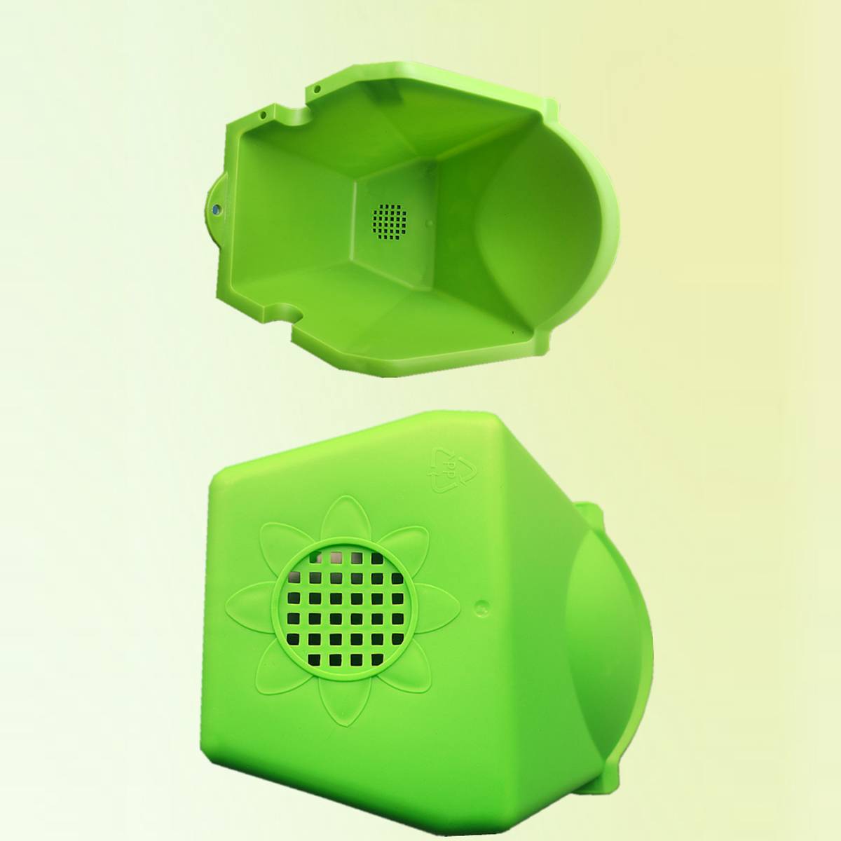 Stackable Vertical Planter Modern Hanging Flower Self Watering Flower Pot Wall Hanging Flower Planter Durable For Garden Balcony