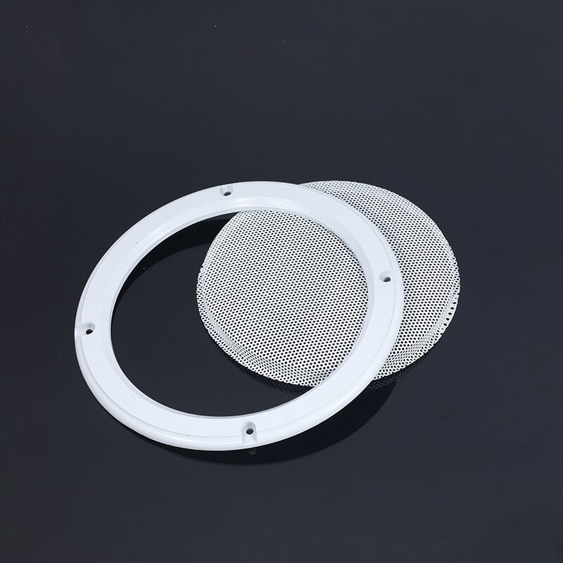 For 4"/5"/6.5"/8"/10" inch Car Audio Speaker Conversion Net Cover Decorative Circle Metal Mesh Grille Protection #White