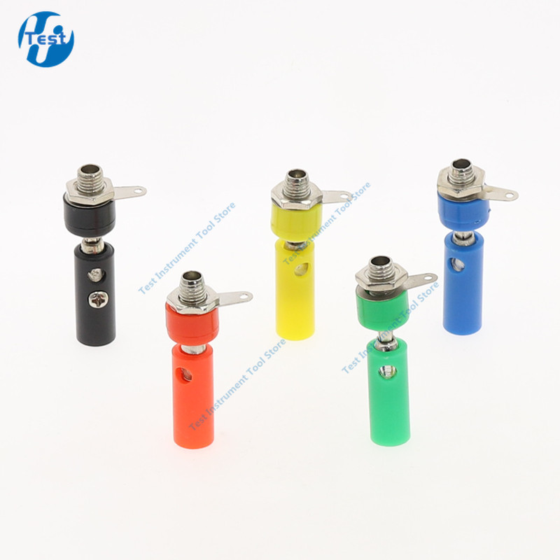 Macho hembra J072 4mm conector Banana macho hembra para insertar conector Pin Banana modelo DIY