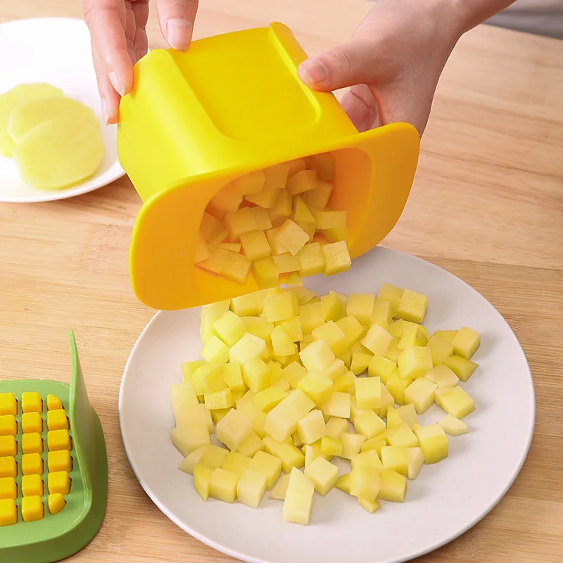 Multifunctionele Komkommer Aardappel Snijmachine Huishoudelijke Handdruk Ui Dicer Keuken Gereedschap Groente Chopper Frieten Cutter