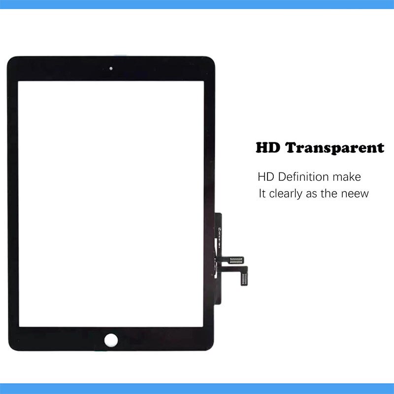 1Pcs Nieuw Voor Ipad 5th Ipad 9.7 Lcd Outer Touch Screen Digitizer Glas Touch Panel Vervanging a1822 A1823