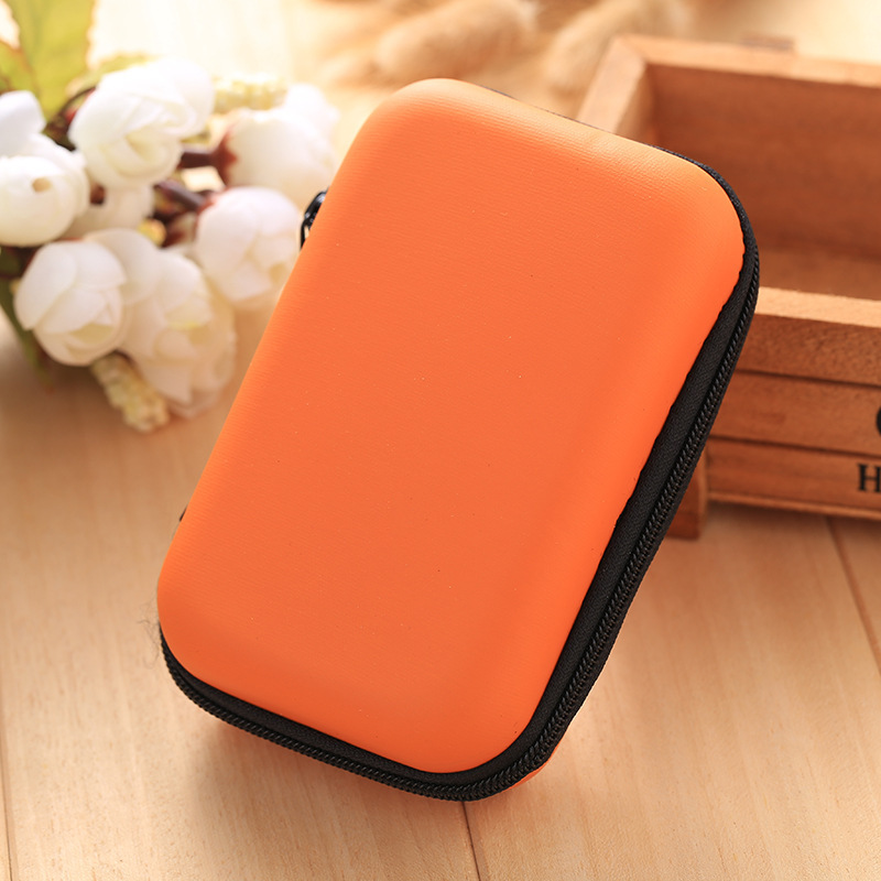 Mini boîtier de rangement étanche Portable boîtier antichoc Compact pour Gopro Hero 8 7 6 4 3 + SJCAM Xiaomi Yi 4K MIJIA caméra d'action: Orange bag