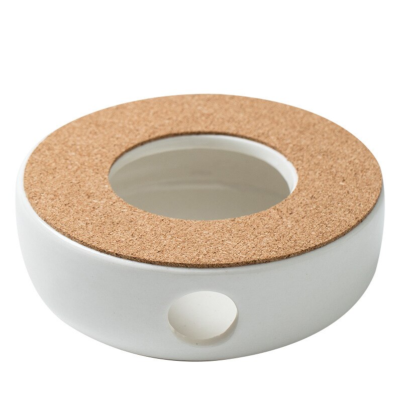 Mini Portable Ceramic Teapot Holder Base Teapot Warmer Insulation Base Coffee Water Warmer Candle Holder Tea Accessories