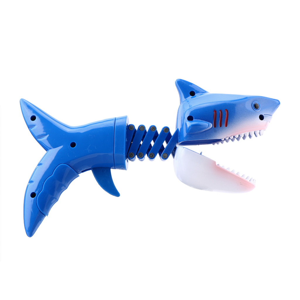 Shark Animal Cijfers Grabber Klauw Game Snapper Pick Up Claw Pincher Novelty Kids: Blue