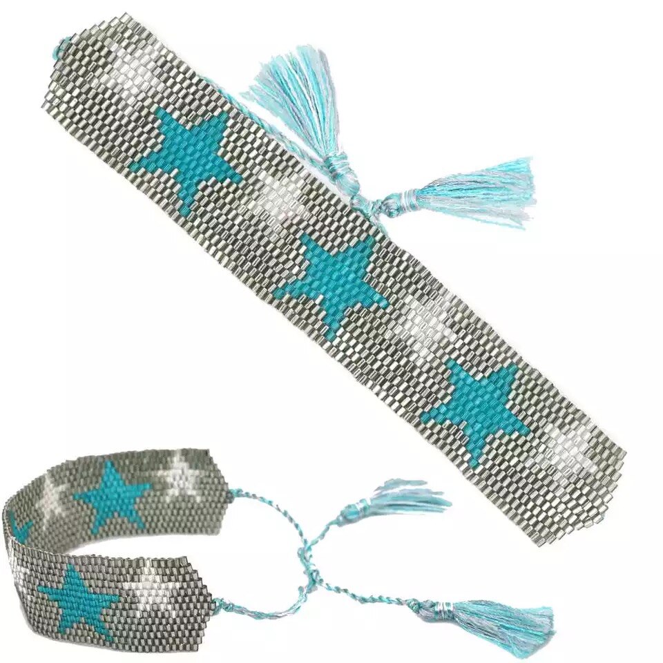 ZHONGVI Delcia MIYUKI Bracelet Shell Bracelet Women Star Pulseras Mujer Jewelry Summer Beach Tassel Natural Stone Armband