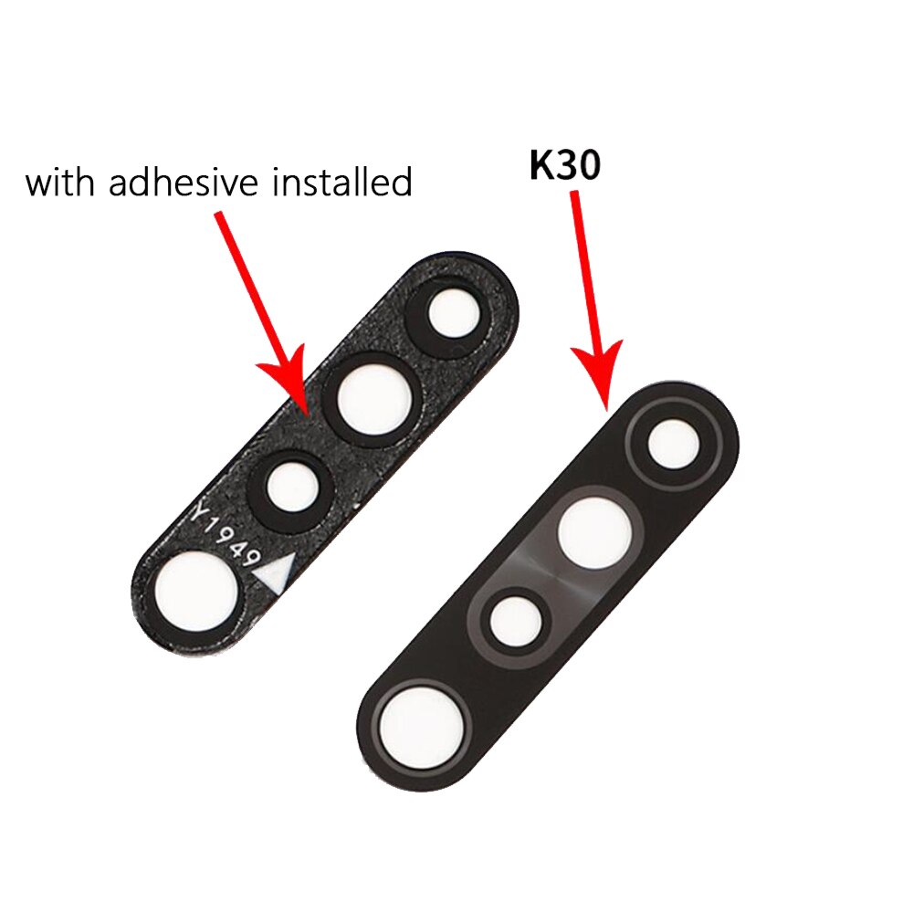 5PCS Replacement For Xiaomi Mi Note 10 CC9 Pro Redmi Note 8 8T 9 Pro 9S Back Rear Camera Glass Lens Cover + Adhesive