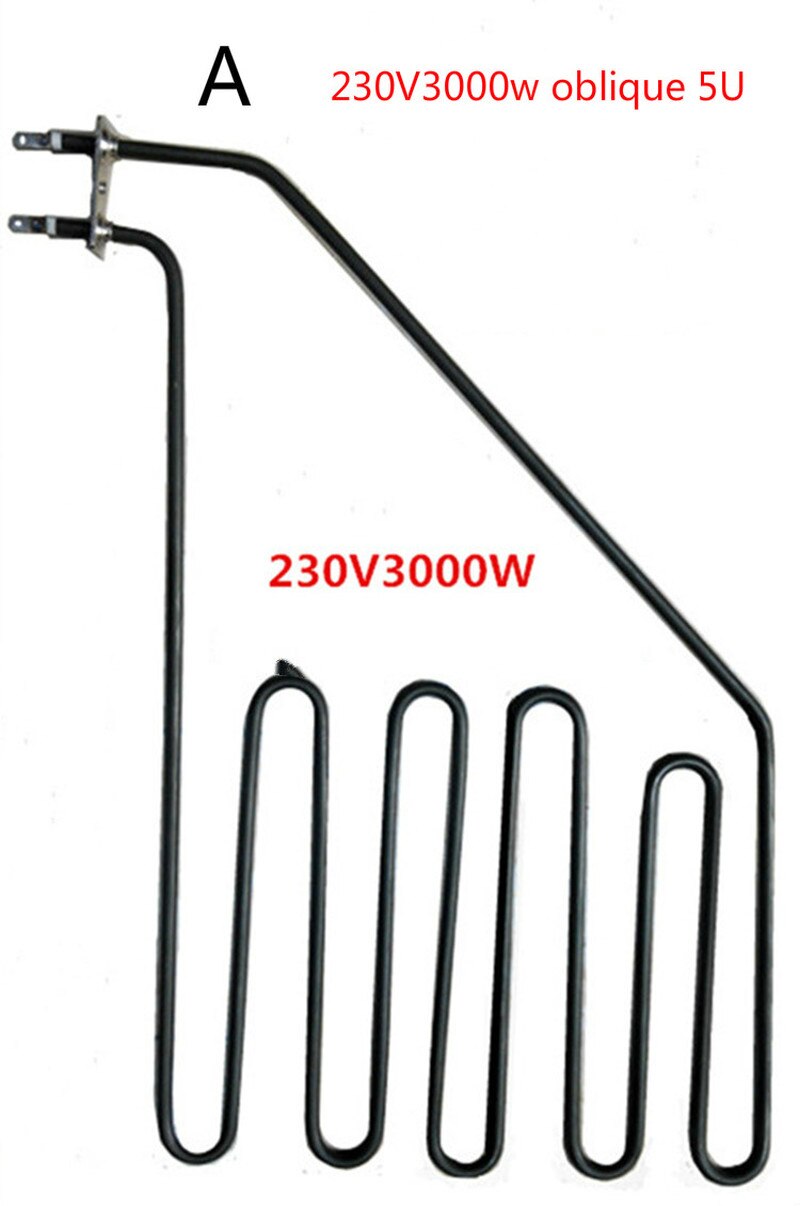 230v Electric Heat Tube stainless steel oblique/straight head Element Tubular Heater Elements 5U/4U 2000w/3000w/2500w