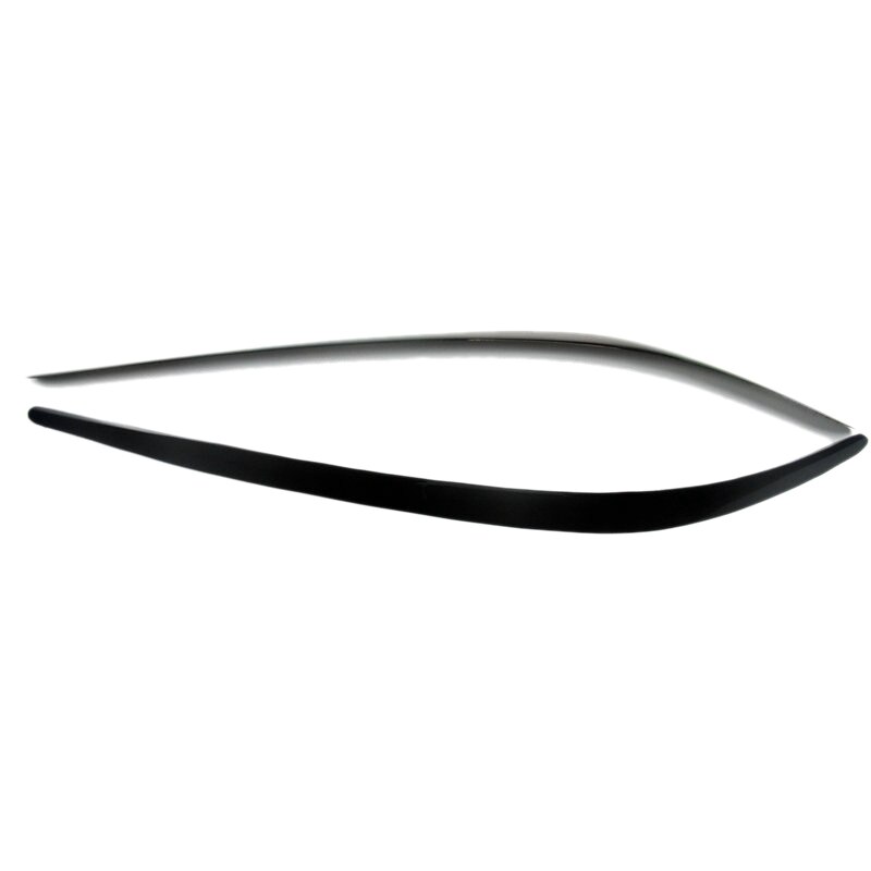 for Alfa Romeo Stelvio Glossy Black Headlights Eyebrow Lamp Eyelid Cover Sticker Trim Refitting