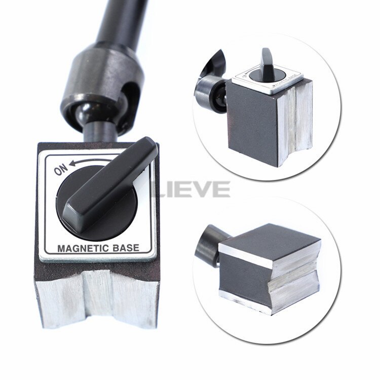 Universal Magnetic Base Holder 0.08mm Dial Indicator Gauge Magnetic Stand Base Indicators Center Finder Measurement Tool