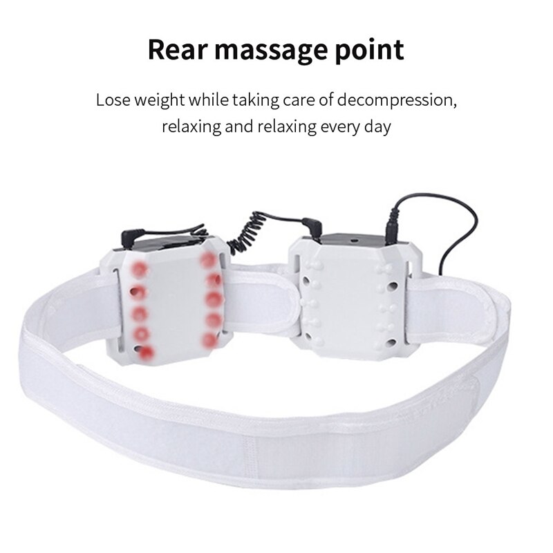 -elektriskt bantningsbälte gå ner i vikt svaja vibration fitness massage mage magmuskel midja tränare stimulator
