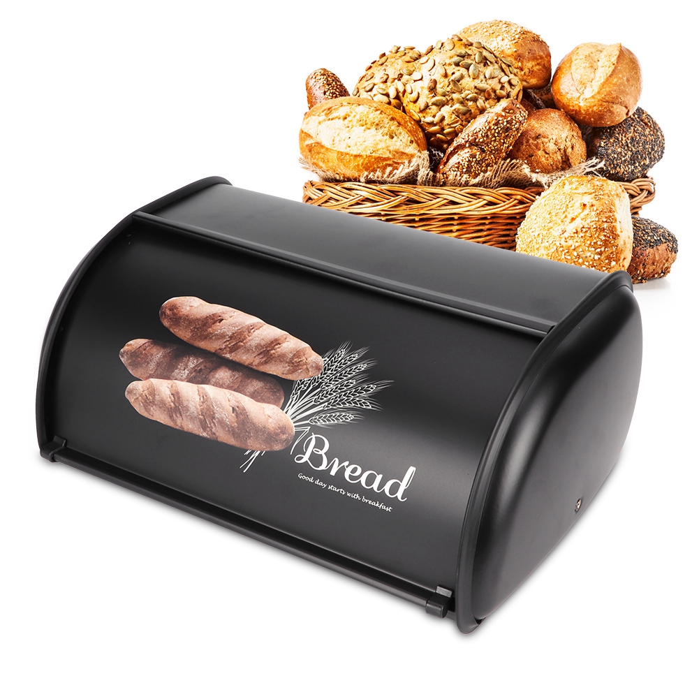 Broodtrommel Broodhouder Brood Opbergdoos Grote Capaciteit Roestvrijstalen Brooddoos Houder Bak Container Keuken Opslag Organizer