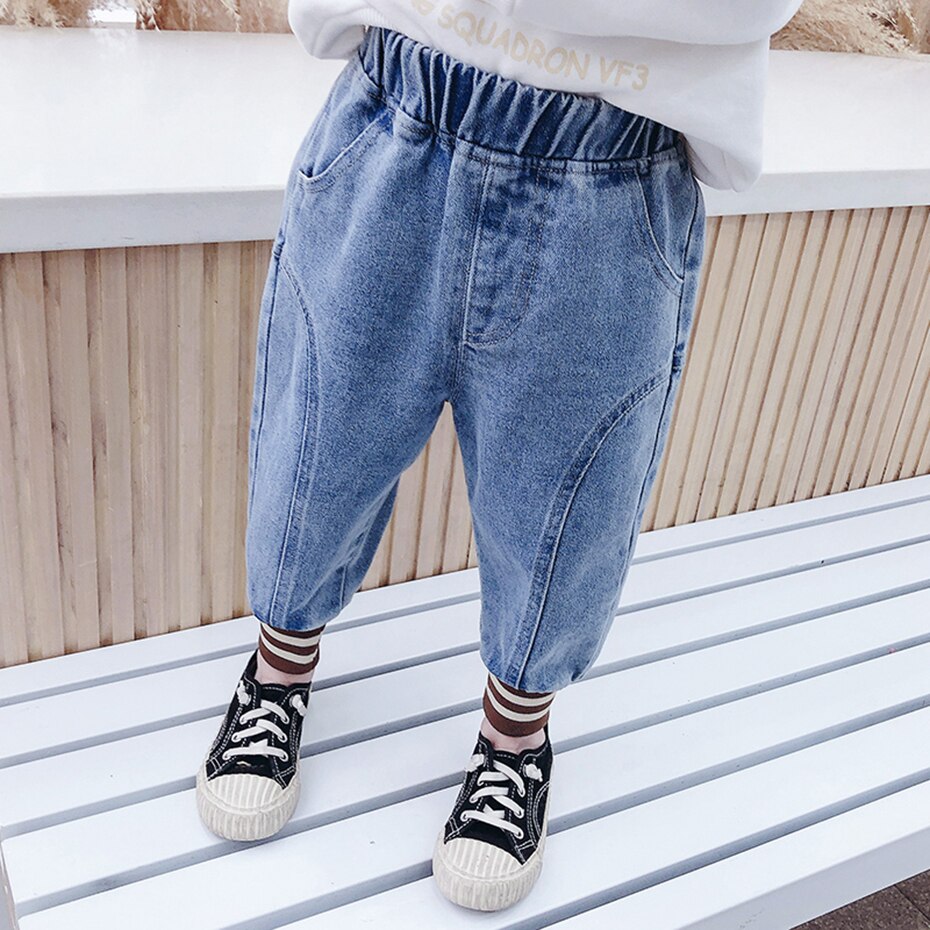 Baby Meisje Jeans Patchwork Peuter Jeans Casual Stijl Jeans Baby Girl Lente Herfst Meisjes Kleding