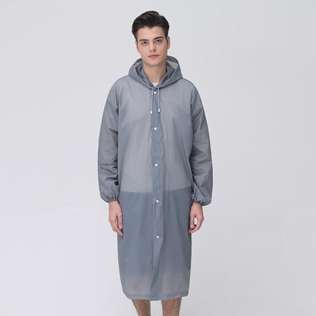 Capa de lluvia transparente, impermeable de PVC, impermeable, para viajes al aire libre, pasarela, Poncho con capucha, chubasquero para mujer, #10