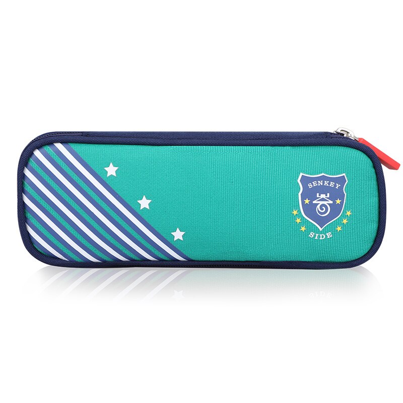 Porte-crayon lumineux de grande capacité pour les garçons d'école et les filles sac à crayons fournitures scolaires papeterie école boîte à crayons: Bleu