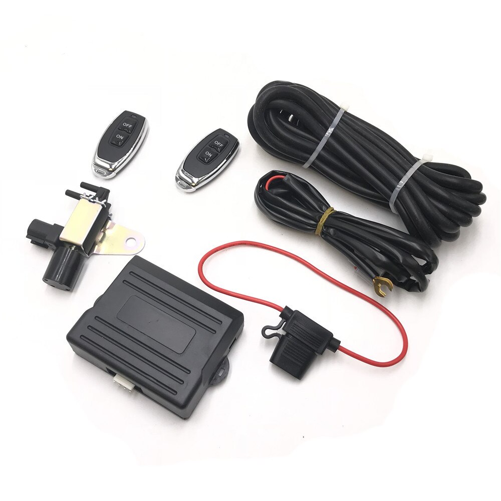 Vaccum Control Exhaust Valve/Cutout Set with Vacuum Pump With Wireless Remote Controller SwitchRegulate and control car exhaust: Control Valve Set