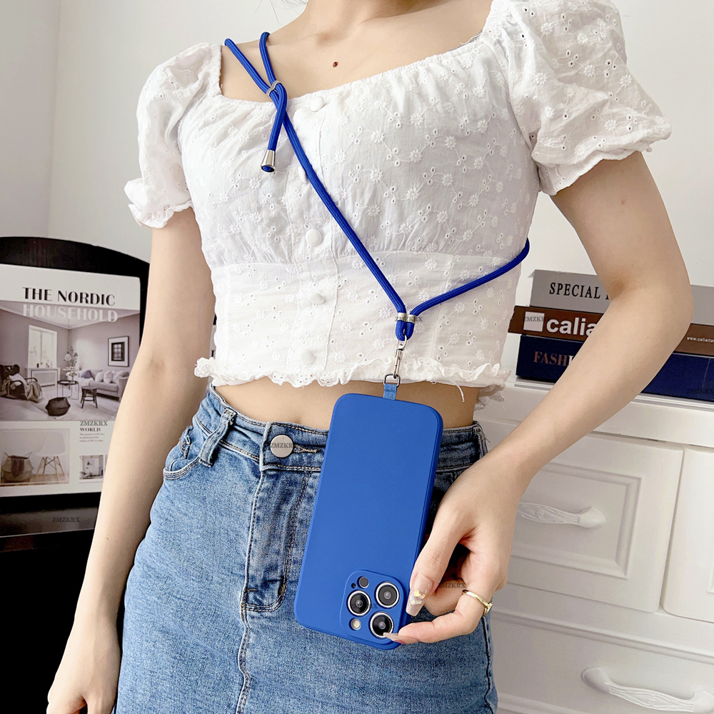 Uniwersalny regulowany pasek na smycz do telefonu wiszący sznur do telefonu komórkowego paski na szyję smycze zapobiegające zgubieniu akcesoria do telefonów komórkowych 150 cm