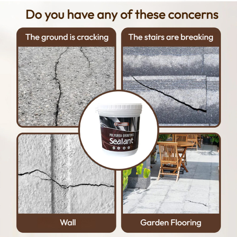 High Strength waterproof coating Sealant Construction penetrating gap Fast curing Waterproof Sealant Pulp Bathroom Moistureproof