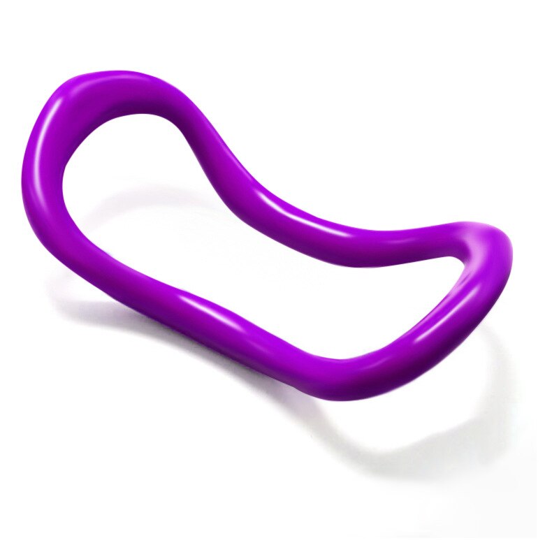 Yoga Magic Circle Gym Fitness Ring Loop Waist Shoulder Shape Pilates Bodybuilding Home Exercise Training Accessories: Purple 