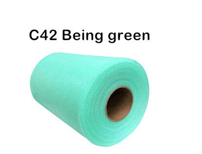 Tissu Tutu bobine de Tulle coloré 6 pouces x 100 Yards, jupe Tutu, nœud pour fête de mariage, artisanat