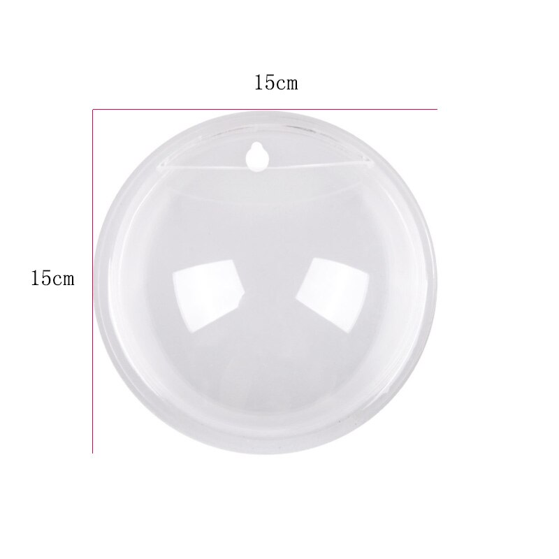 Plexiglas Clear Fish Kom Wallcrylic Hangingquarium Tankquatic Huisdier Producten Muurbevestiging Aquarium Voor Betta Vis Bubble