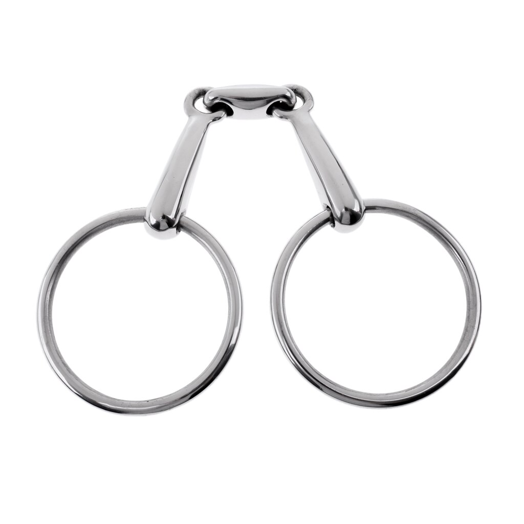 Rustfrit stål mundbid / snaffle bid hest  - 5 tommer , 13 mm, 5 '' western / engelsk