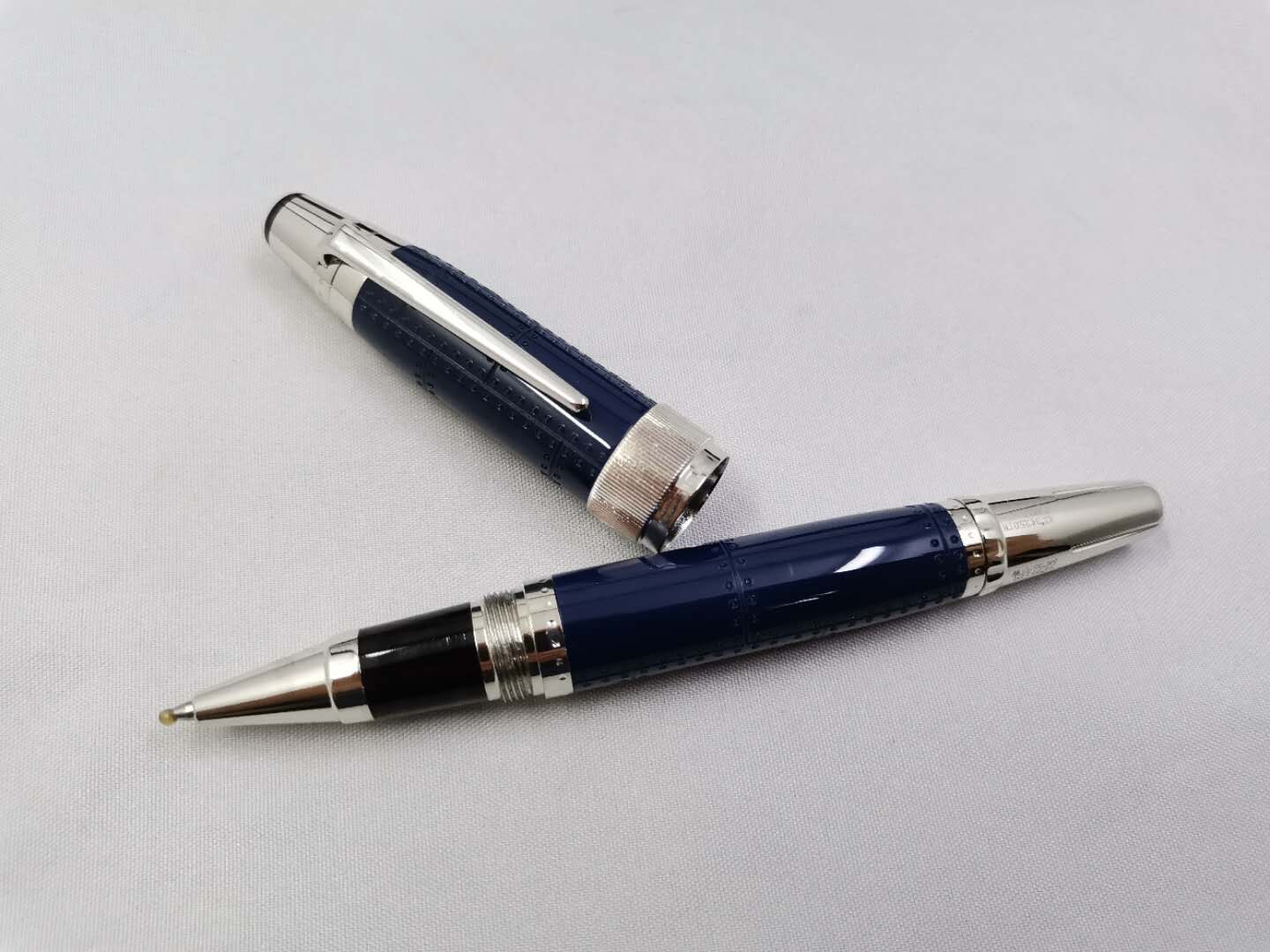 Wakaka-pluma estilográfica de Saint Exupéry, mb Monte Tyler, bolígrafo de tinta blanc: Blue  Roller Pen