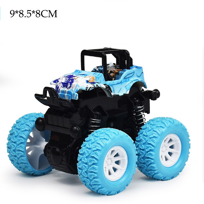 15 Styles Toys Car Mini Inertial Off Road Vehicle Pull Back Children Shock Plastic Friction Stunt Car For Kids Toys Car: 13