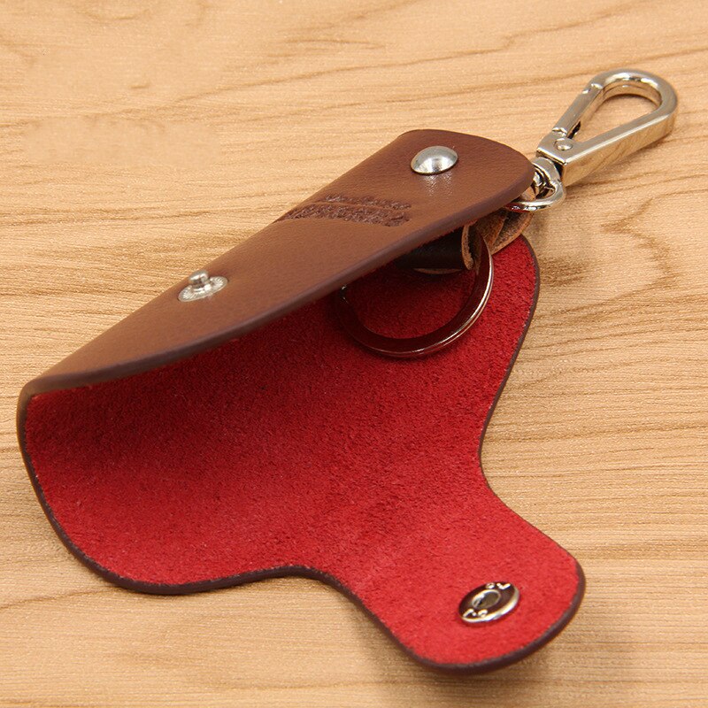 Portefeuille en cuir synthétique polyuréthane porte-carte organisateur d'affaires femme de ménage porte-clés sacs à main hommes femmes Portable poche voiture clés sac à pince