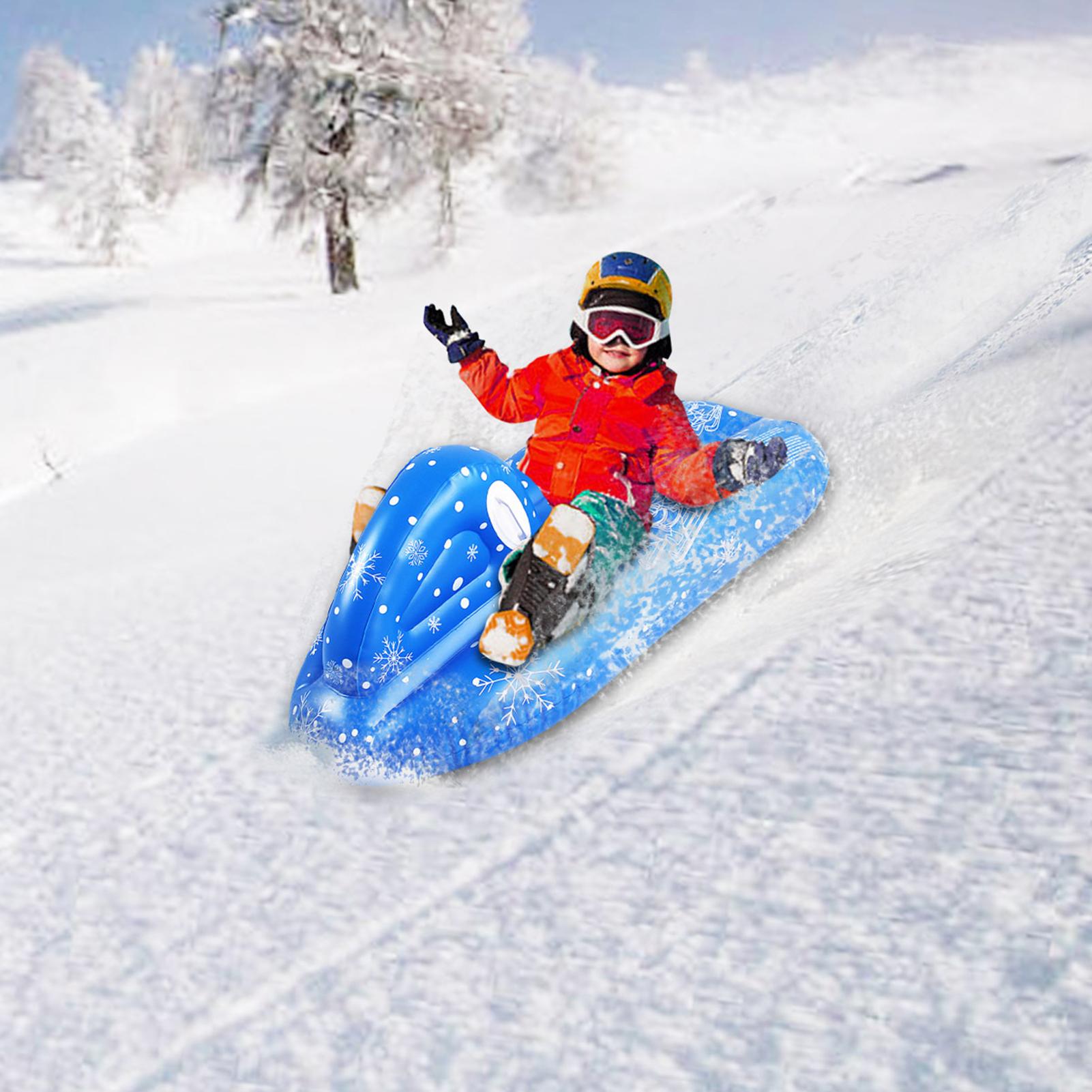 Kinderen Speelgoed Opblaasbare Pvc Sneeuw Boot Schaatsen Slee Snowboarden Dreef Skiën Boord