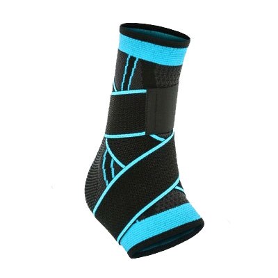 1 Pcs Elastic Bandage Orthosis Ankel Braces Foot Weights Football Fascitis Pantar Anklet Support Tobillera Sport Goods Protector: Blue