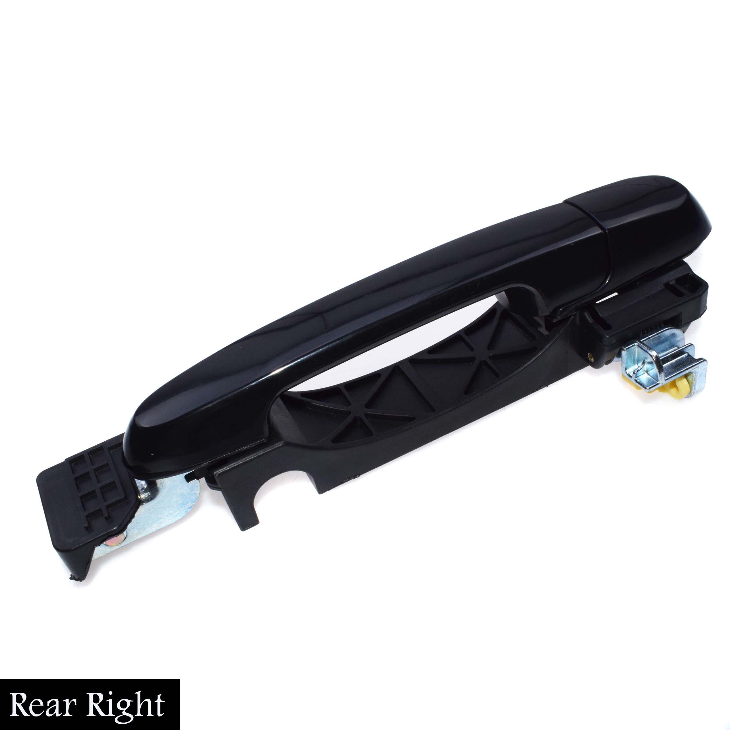 Manija de puerta interior y externa, Kit de manija de puerta interior trasero izquierdo delantero derecho para Hyundai Accent 1.6L 2006 2007: Outside RR