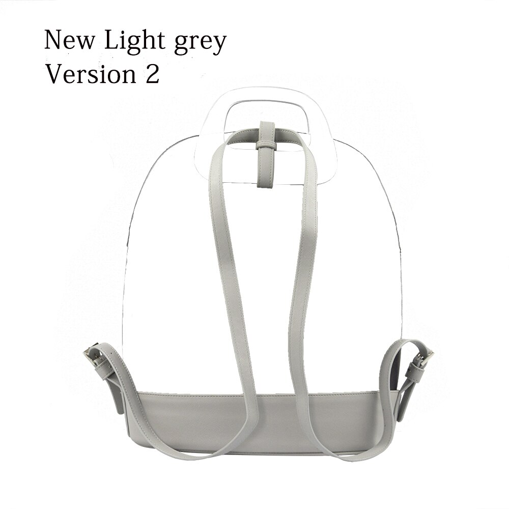 Slim Soft PU Leather Buckle Strap Bottom Backpack belt for Obag 50 O Bag 50: light grey